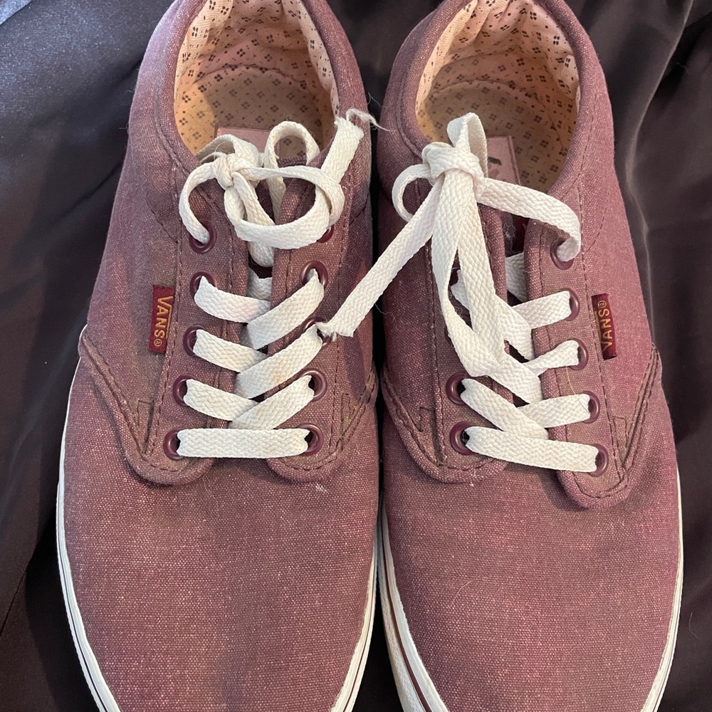 Vans Ladies Casual Sneakers - Maroon